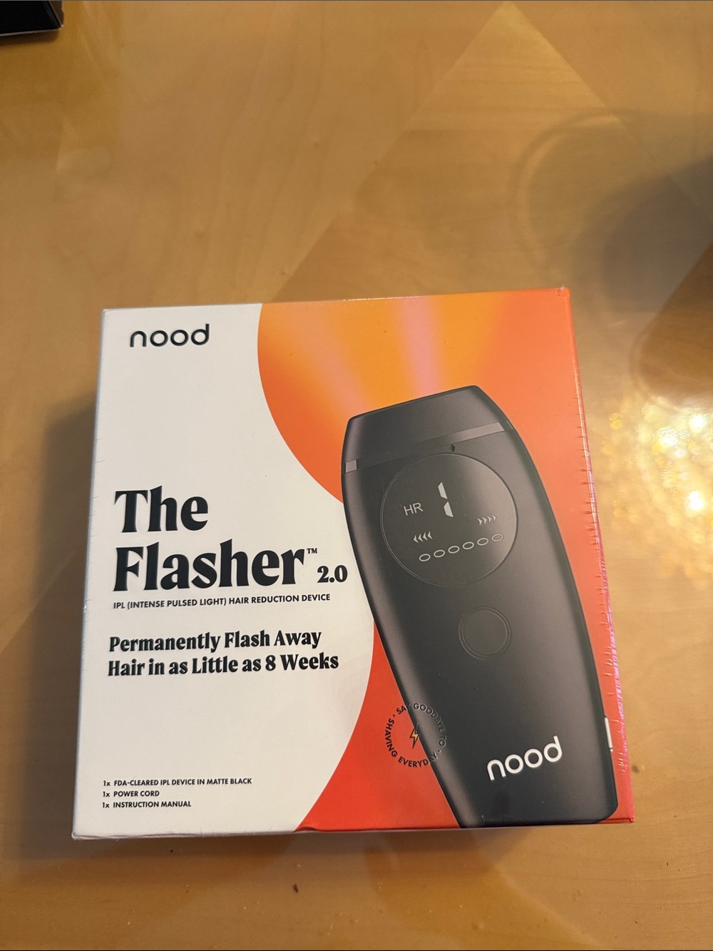 nood The Flasher 2.0 IPL Hair Reduction Device — Matte Black